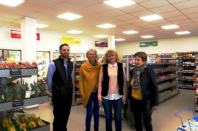 C'est Champagne à Leuglay avec l'épicerie... d'Evelyne Champagne... qui ouvre ses portes !